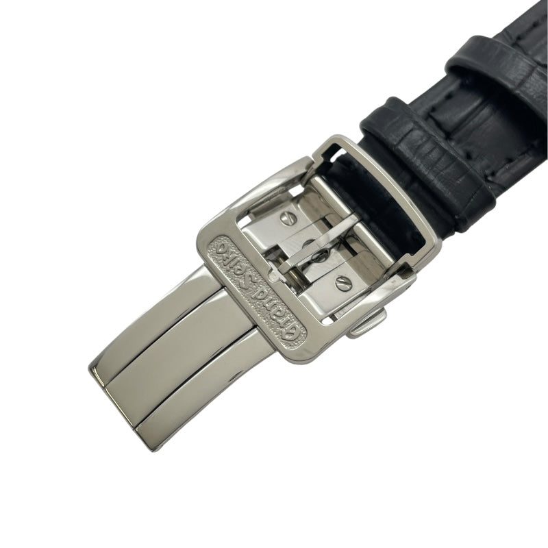 グランドセイコー Grand Seiko エレガンスコレクション スプリングドライブ SBGA407 ブルー SS メンズ 腕時計