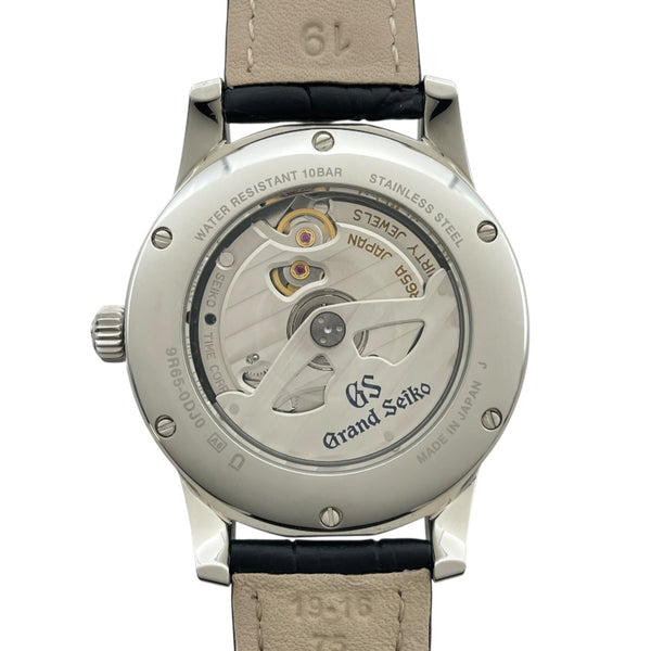 グランドセイコー Grand Seiko エレガンスコレクション スプリングドライブ SBGA407 ブルー SS メンズ 腕時計