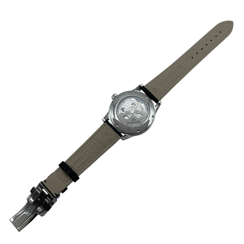 グランドセイコー Grand Seiko エレガンスコレクション スプリングドライブ SBGA407 ブルー SS メンズ 腕時計