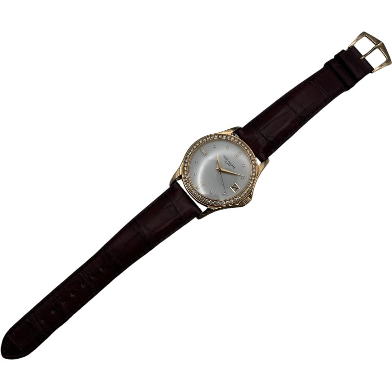 パテック・フィリップ PATEK PHILIPPE カラトラバ 5108R-001 ホワイト K18PG メンズ 腕時計