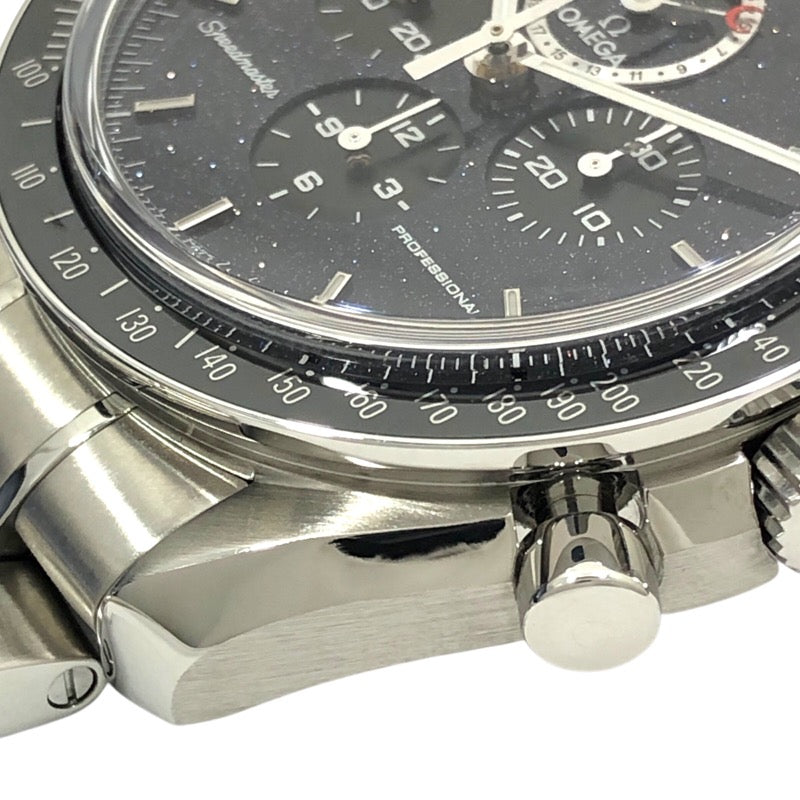 オメガ OMEGA スピードマスター ムーンウォッチ プロフェッショナル ムーンフェイズ 311.30.44.32.01.001 ネイビー SS 手巻き メンズ 腕時計