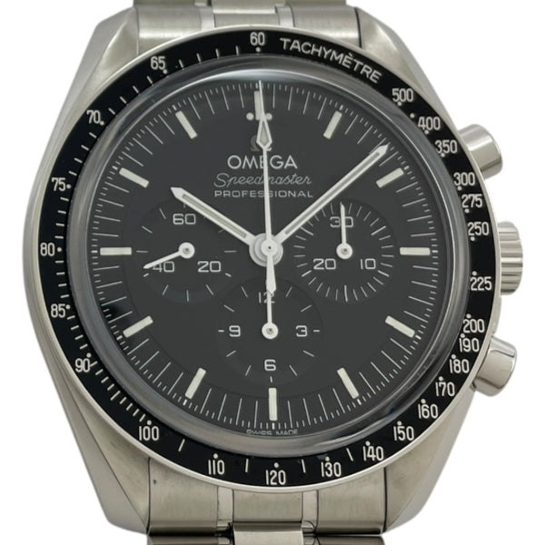 オメガ OMEGA スピードマスター ムーンウォッチ プロフェッショナル コーアクシャル マスタークロノメータークロノグラフ　0425C3141 310.30.42.50.01.002 ブラック SS メンズ 腕時計