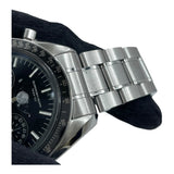 オメガ OMEGA スピードマスター ムーンフェイズ コーアクシャル マスタークロノメーター 304.30.44.52.01.001 ブラック SS 自動巻き メンズ 腕時計