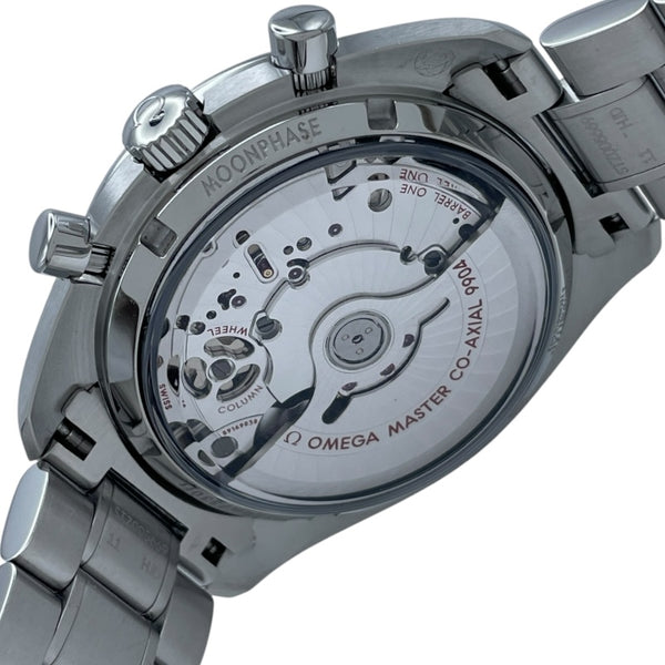 オメガ OMEGA スピードマスター ムーンフェイズ コーアクシャル マスタークロノメーター 304.30.44.52.01.001 ブラック SS 自動巻き メンズ 腕時計