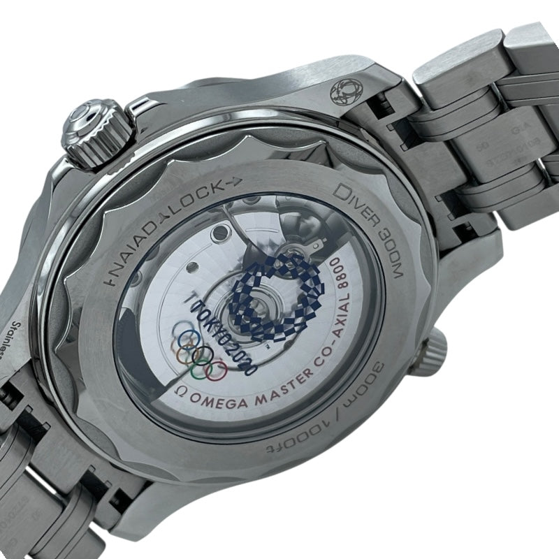 オメガ OMEGA シーマスター ダイバー300M コーアクシャル マスタークロノメーター 522.30.42.20.04.001 ホワイト SS 自動巻き メンズ 腕時計