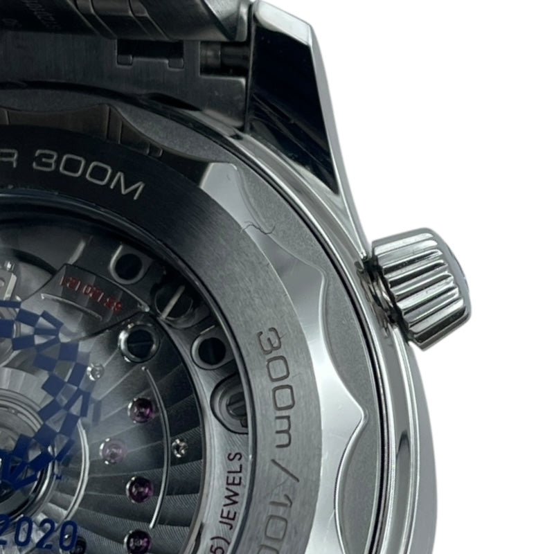 オメガ OMEGA シーマスター ダイバー300M コーアクシャル マスタークロノメーター 522.30.42.20.04.001 ホワイト SS 自動巻き メンズ 腕時計