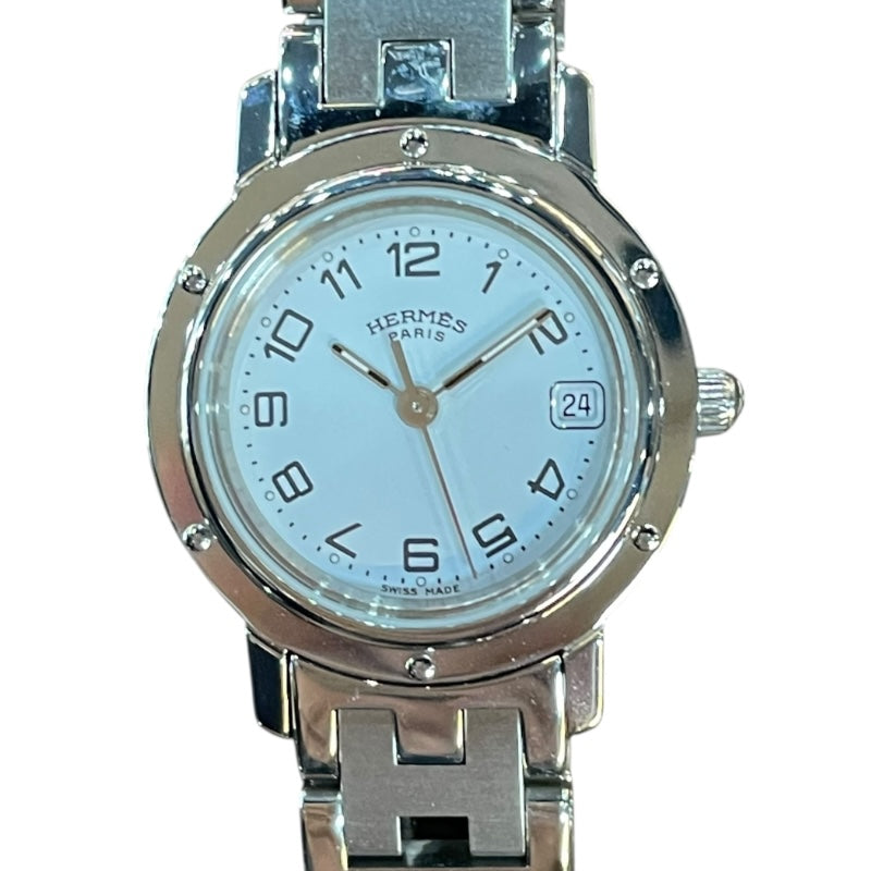 エルメス HERMES クリッパー CL4210 SS クオーツ レディース 腕時計