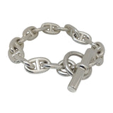 エルメス HERMES シェーヌダンクルブレスMM シルバー Ag925 ジュエリー