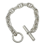 エルメス HERMES シェーヌダンクル ブレス MM 15コマ シルバー Ag925 ジュエリー