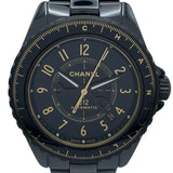 シャネル CHANEL J12 クチュール 38MM 世界555本限定 H9762 ブラック セラミック レディース 腕時計