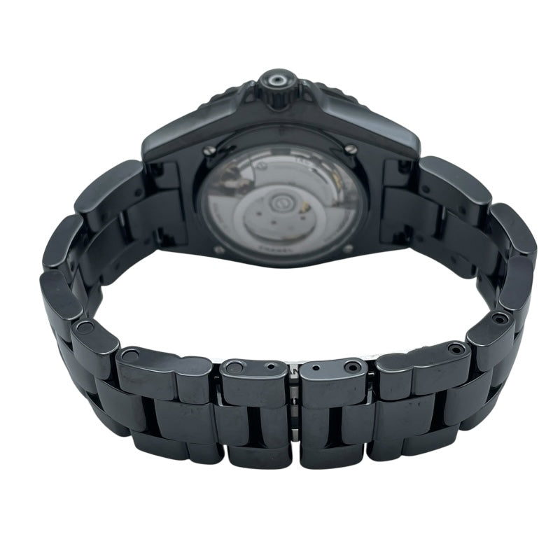 シャネル CHANEL J12 クチュール 38MM 世界555本限定 H9762 ブラック セラミック レディース 腕時計
