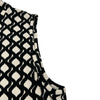 X Max Mara 総柄ノースリーブワンピース 92261153 ブラック/ホワイト ビスコース レディース ワンピース