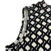 X Max Mara 総柄ノースリーブワンピース 92261153 ブラック/ホワイト ビスコース レディース ワンピース