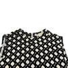 X Max Mara 総柄ノースリーブワンピース 92261153 ブラック/ホワイト ビスコース レディース ワンピース