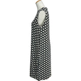 X Max Mara 総柄ノースリーブワンピース 92261153 ブラック/ホワイト ビスコース レディース ワンピース