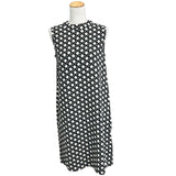 X Max Mara 総柄ノースリーブワンピース 92261153 ブラック/ホワイト ビスコース レディース ワンピース