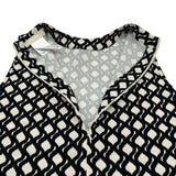 X Max Mara 総柄ノースリーブワンピース 92261153 ブラック/ホワイト ビスコース レディース ワンピース