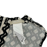 X Max Mara 総柄ノースリーブワンピース 92261153 ブラック/ホワイト ビスコース レディース ワンピース