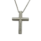 ティファニー TIFFANY＆CO クロス 1Pダイヤ ネックレス シルバー 925 ダイヤモンド ジュエリー