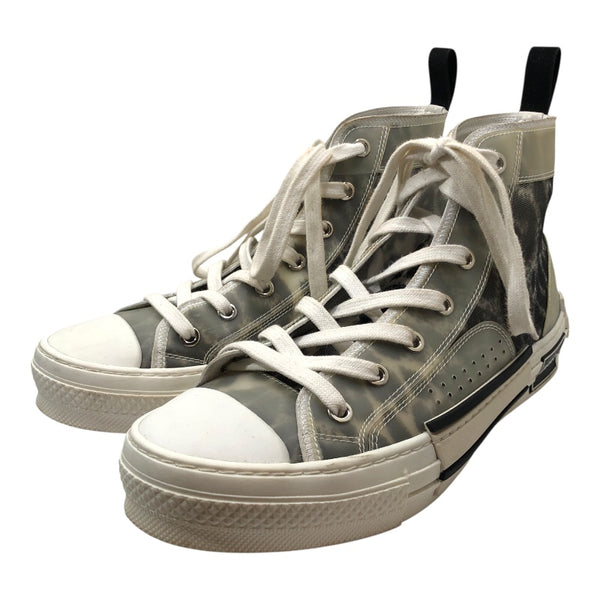 ディオールオム DIOR HOMME B23 レオパード ハイカットスニーカー 3SH118YTC ブラック メンズ スニーカー