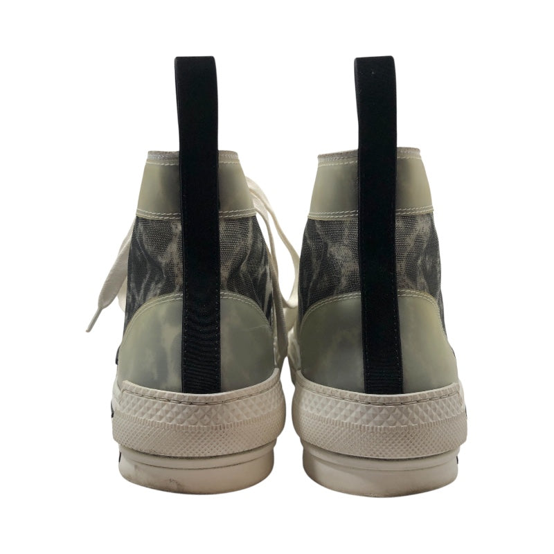 ディオールオム DIOR HOMME B23 レオパード ハイカットスニーカー 3SH118YTC ブラック メンズ スニーカー