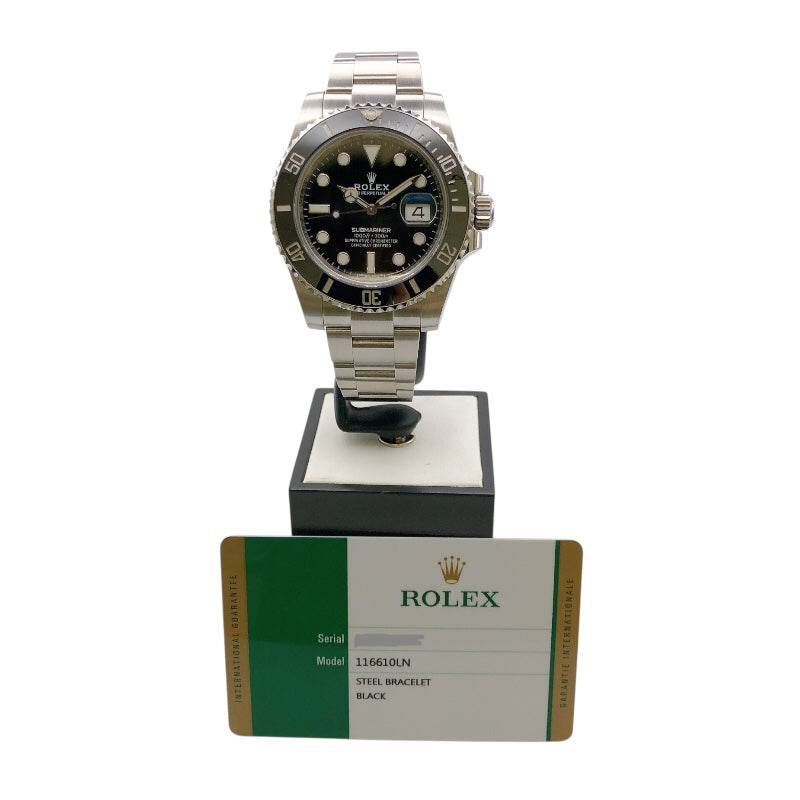 ロレックス ROLEX サブマリーナ 116610LN ブラック SS メンズ 腕時計