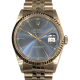 ロレックス ROLEX デイトジャスト 16234 ブルー SS　ステンレススチール メンズ 腕時計