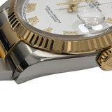 ロレックス ROLEX デイトジャスト36 ランダムシリアル 126233 ホワイト オイスターブレス SS/K18YG メンズ 腕時計