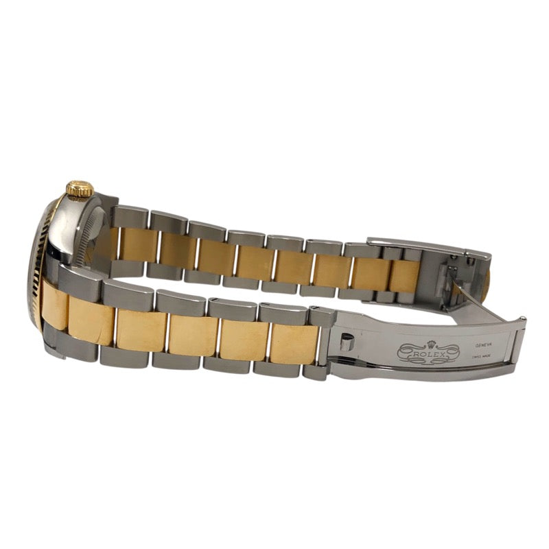 ロレックス ROLEX デイトジャスト36 ランダムシリアル 126233G シルバーコンピューター オイスターブレス SS/K18YG メンズ 腕時計