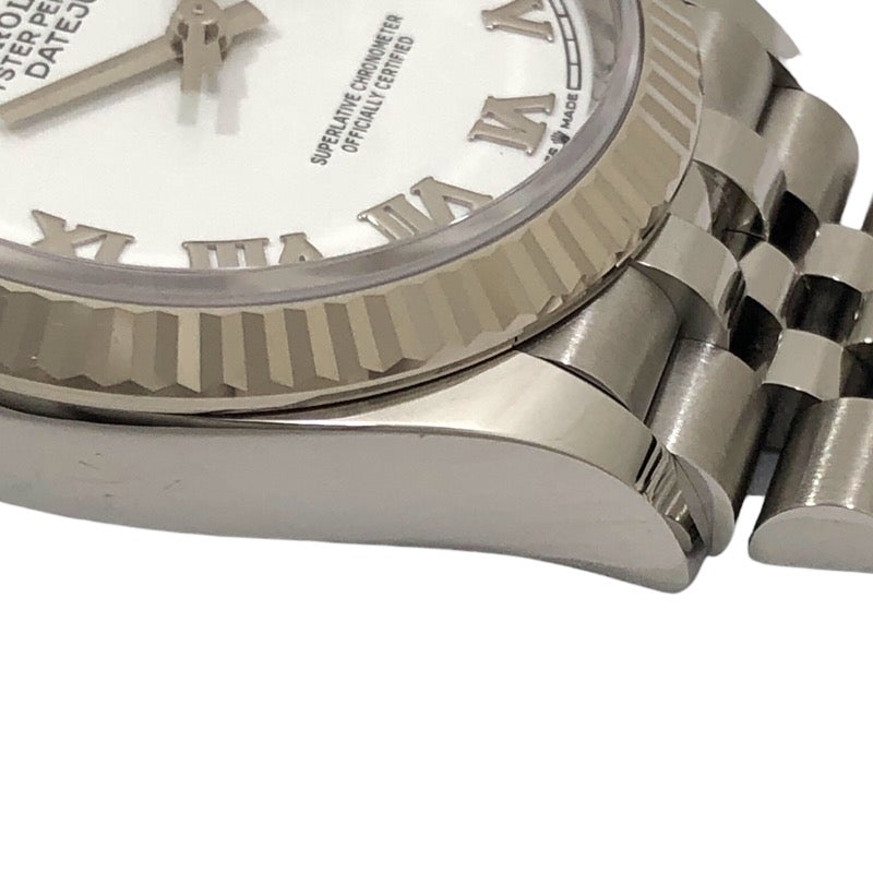 ロレックス ROLEX デイトジャスト36 ランダムシリアル 126234 ホワイト ジュビリーブレス SS/K18WG メンズ 腕時計
