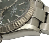 ロレックス ROLEX デイトジャスト36 ランダムシリアル 126234 オリーブグリーン パームモチーフ オイスターブレス SS/K18WG メンズ 腕時計