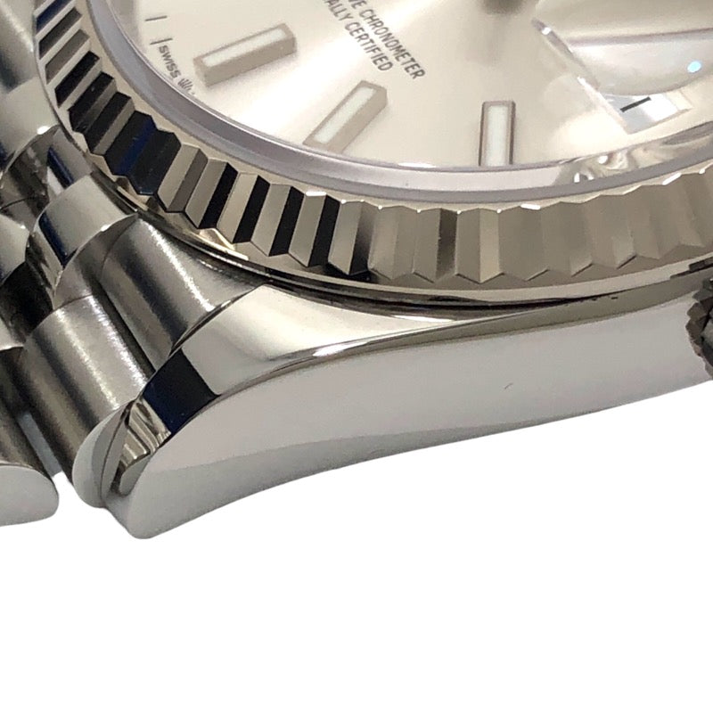 ロレックス ROLEX デイトジャスト36 ランダムシリアル 126234 シルバー ジュビリーブレス SS/K18WG メンズ 腕時計