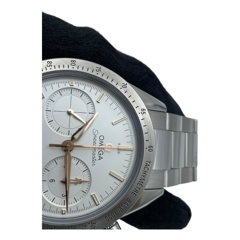 オメガ OMEGA スピードマスター57 コーアクシャル クロノグラフ 331.10.42.51.02.002 ホワイト SS 自動巻き メンズ 腕時計