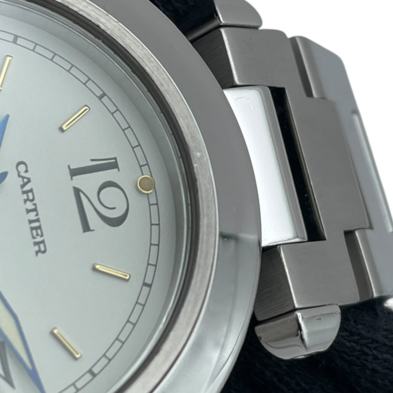 カルティエ Cartier パシャC W31015M7 ホワイト SS 自動巻き メンズ 腕時計