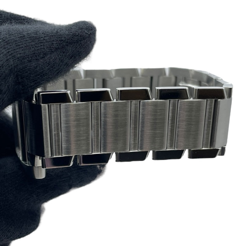 カルティエ Cartier タンクフランセーズ LM W51002Q3 ホワイト SS メンズ 腕時計