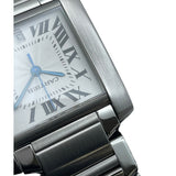 カルティエ Cartier タンクフランセーズ LM W51002Q3 ホワイト SS メンズ 腕時計