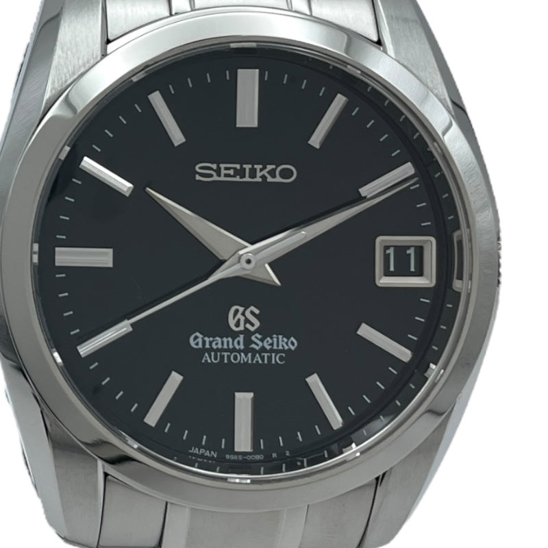 グランドセイコー Grand Seiko メカニカル SBGR053 ブラック SS メンズ 腕時計