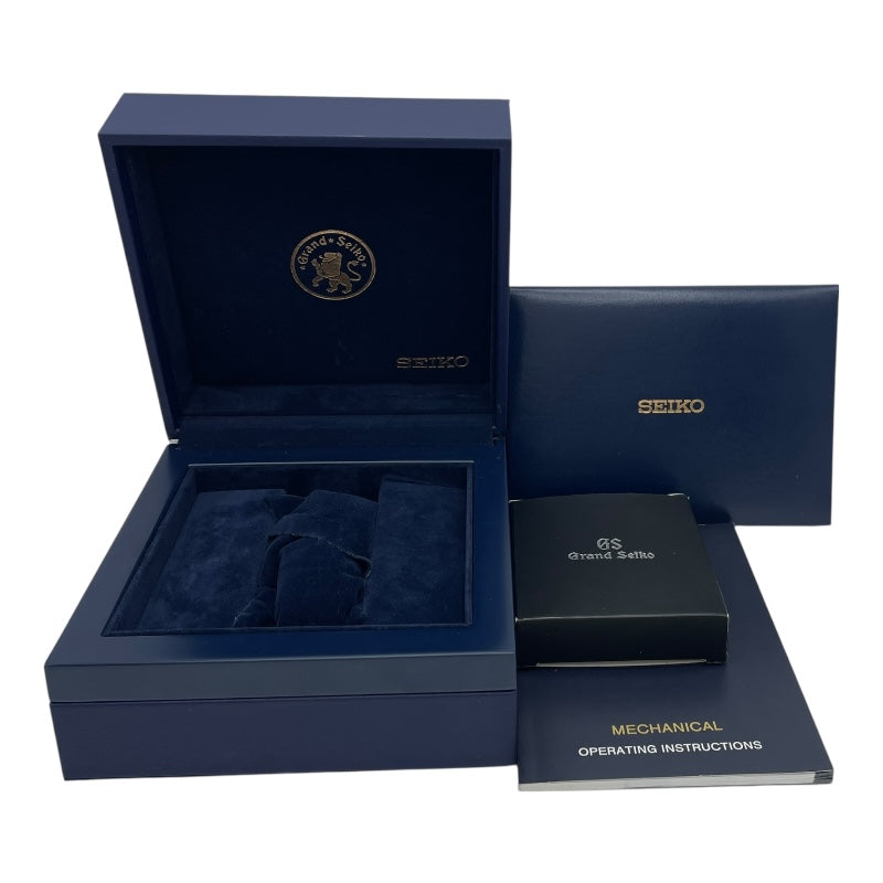 グランドセイコー Grand Seiko メカニカル SBGR053 ブラック SS メンズ 腕時計
