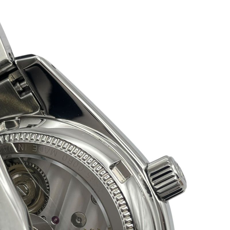 グランドセイコー Grand Seiko メカニカル SBGR053 ブラック SS メンズ 腕時計