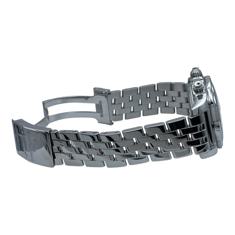 ブライトリング BREITLING クロノマット44 ブラックマザーオブパール 日本限定400本 AB01114K/BD34 ブラックシェル MOP SS メンズ 腕時計