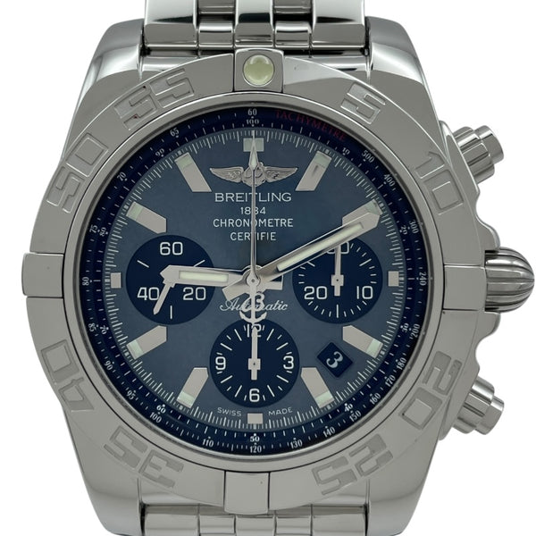ブライトリング BREITLING クロノマット44 ブラックマザーオブパール 日本限定400本 AB01114K/BD34 ブラックシェル MOP SS メンズ 腕時計
