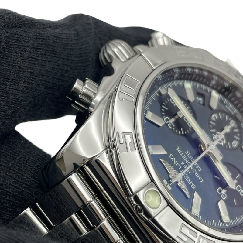 ブライトリング BREITLING クロノマット44 ブラックマザーオブパール 日本限定400本 AB01114K/BD34 ブラックシェル MOP SS メンズ 腕時計