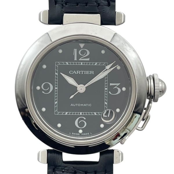 カルティエ Cartier パシャC 2002年クリスマス限定 W3106099 ブラック SS レディース 腕時計