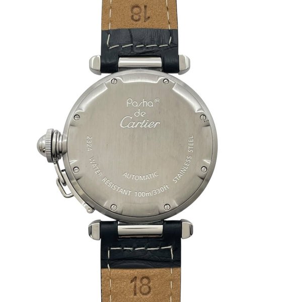 カルティエ Cartier パシャC 2002年クリスマス限定 W3106099 ブラック SS レディース 腕時計