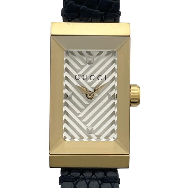 グッチ GUCCI Gフレーム 147.5 シルバー GP/SS レディース 腕時計