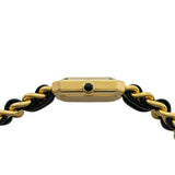 シャネル CHANEL プルミエールL H0001 ブラック GP レディース 腕時計