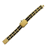 シャネル CHANEL プルミエールL H0001 ブラック GP レディース 腕時計