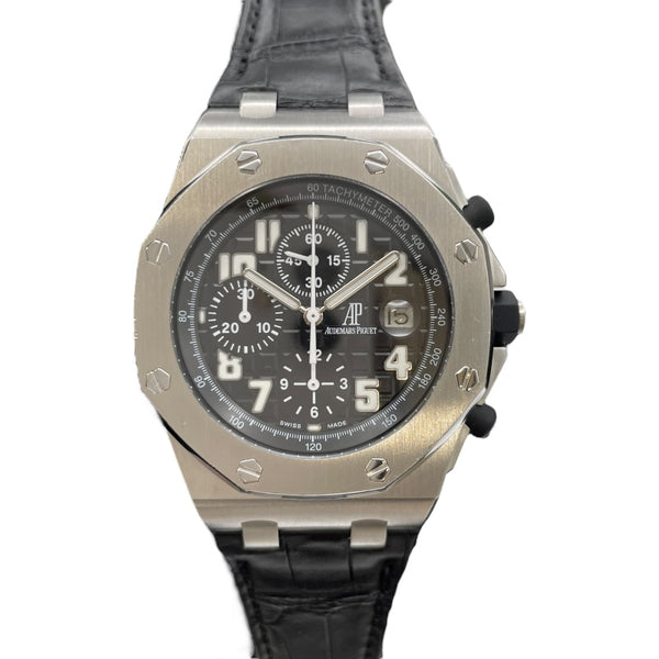オーデマ・ピゲ AUDEMARS PIGUET ロイヤルオーク オフショア クロノグラフ 26020ST.OO.D001IN.01 ブラック SS メンズ 腕時計