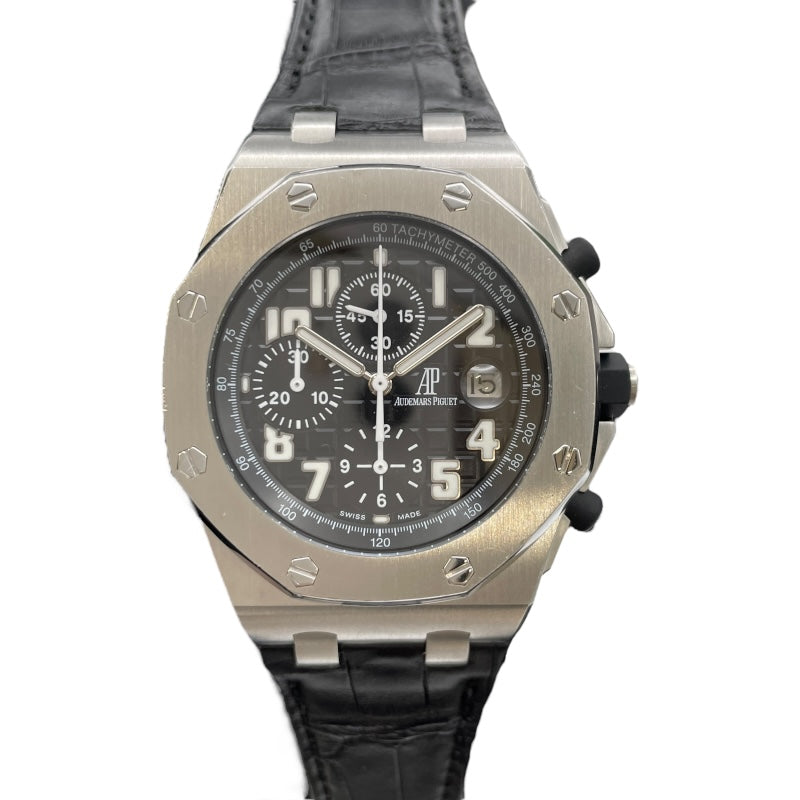 オーデマ・ピゲ AUDEMARS PIGUET ロイヤルオーク オフショア クロノグラフ 26020ST.OO.D001IN.01 ブラック SS メンズ 腕時計