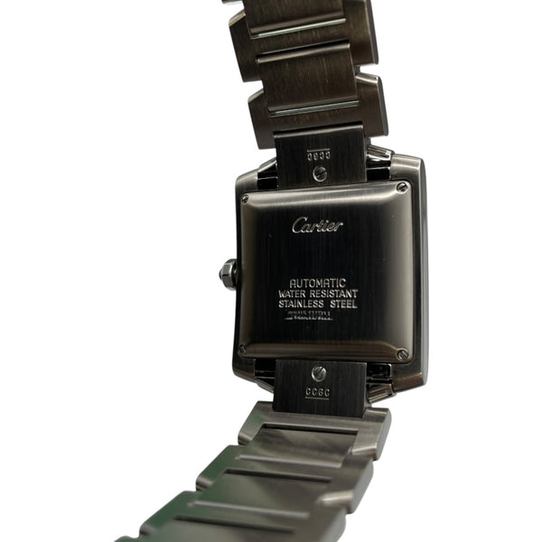 カルティエ Cartier タンクフランセーズ LM W51002Q3 ホワイト SS メンズ 腕時計